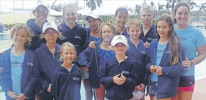 BAHAMAS VISIT: Surf Side Ocean Academy Aquatic Club members, from the Turks and Caicos Islands, are preparing to make their debut in this year’s CARIFTA Swim Championships in Nassau.

