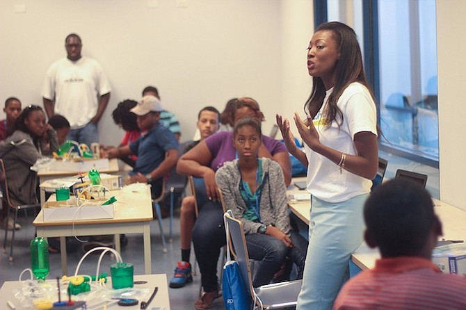 Learning fundamentals of mechanical and aerospace engineering with Aisha Bowe, Bahamian-American and former NASA engineer.