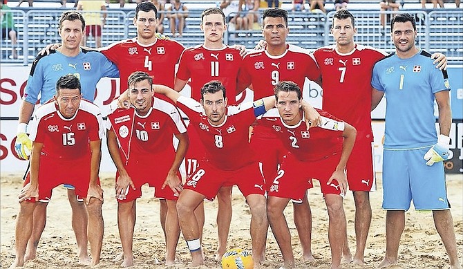TEAM SWITZERLAND has become one of the powerhouses of European beach football and have proved with their style of play and performances that they can take on anyone in the world.
