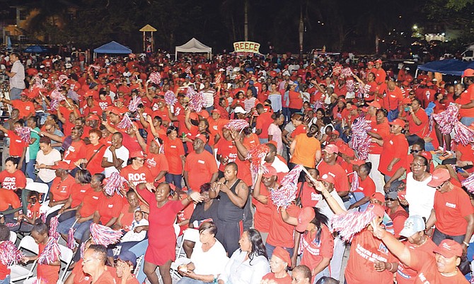 FNM supporters at Christie Park.