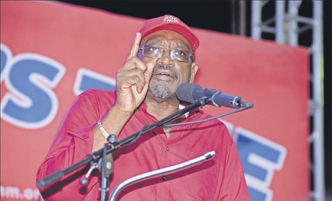 FNM Leader Dr Hubert Minnis. 