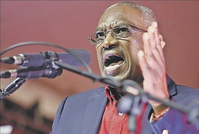 FNM leader Dr Hubert Minnis.