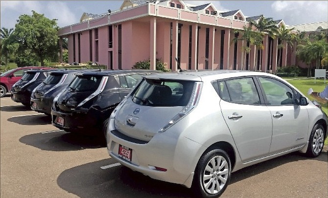 THE Bahamas Cabinet Office, the Department of Inland Revenue, Civil Aviation and Social Services have all used the Nissan LEAFs.