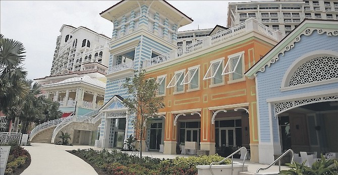 A section of the Baha Mar resort.