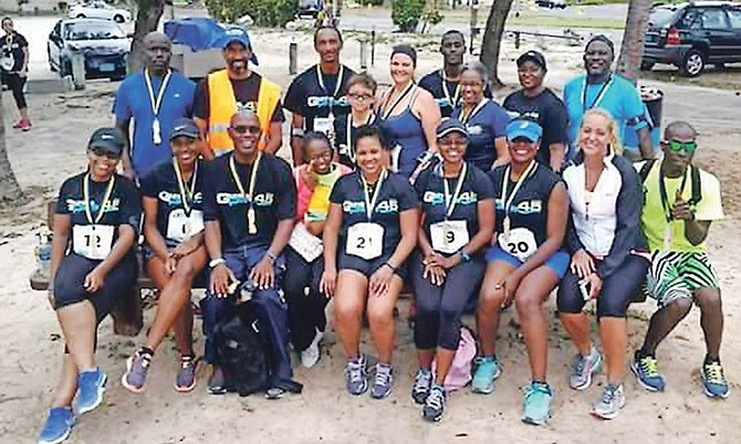 HAPPY runners and walkers in the early morning riser.