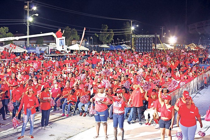 FNM supporters at last night's rally.