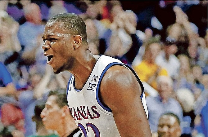 DWIGHT COLEBY has announced his intention to leave the Kansas Jayhawks following graduation. (AP)