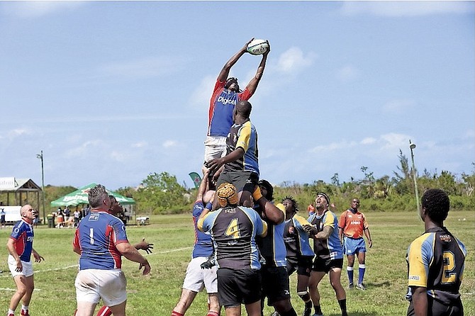 The Bahamas fell 26-19 to the visiting Turks and Caicos Islands  in the Rugby Americas North Cup Series at the Winton Rugby Centre on Saturday. 
                                                                 Photo: Terrel W Carey/Tribune Staff
