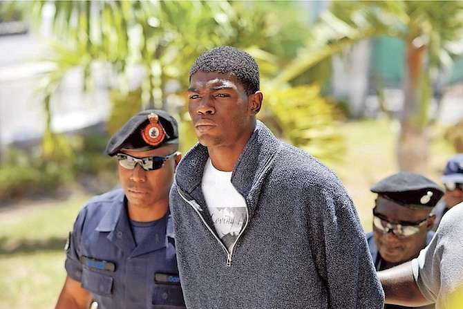 RBDF Officer Doswell Coakley, 21 of Monastery Park. Photo: Shawn Hanna/Tribune Staff