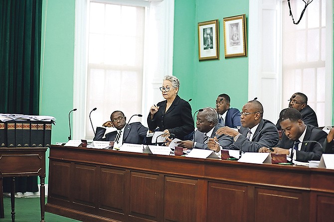 ENGLERSTON MP Glenys Hanna Martin speaks in the House of Assembly.