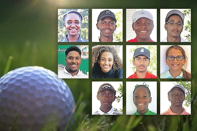 TOP ROW FROM LEFT: Inecia Rolle, Xavier Robinson, Ashley Michel, Aharon Bastian.
MIDDLE ROW: Cameron Riley, Haylie Turnquest, Saketh Hedge, Sophie Anand.
BOTTOM ROW: Javonte Pinder, Tyesha Tynes, Lexander Antoine.