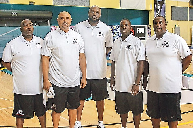 Bahamian coaches at this year's Basketball Without Borders Camp.
