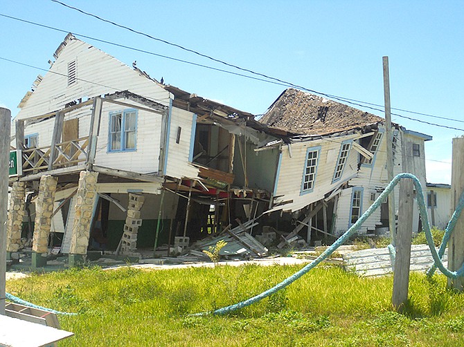 The iconic Star Club in West End has now partially collapsed.