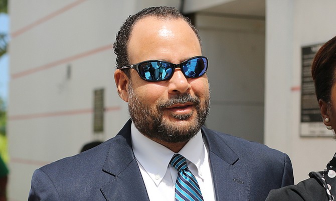 Frank Smith outside court on Friday.

Photo: Terrel W. Carey/Tribune Staff