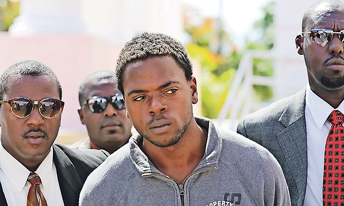 Anthon Anthony Davis, 19, outside of court. Photo: Terrel W. Carey/Tribune Staff
