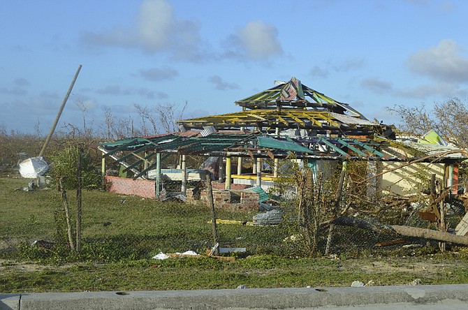 Damage left after Hurricane Irma hit Barbuda. (AP)