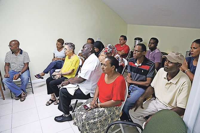 The Bahamas Dominica Association held a meeting Saturday night to discuss plans for assistance with Dominica. Photo: Terrel W. Carey/Tribune Staff