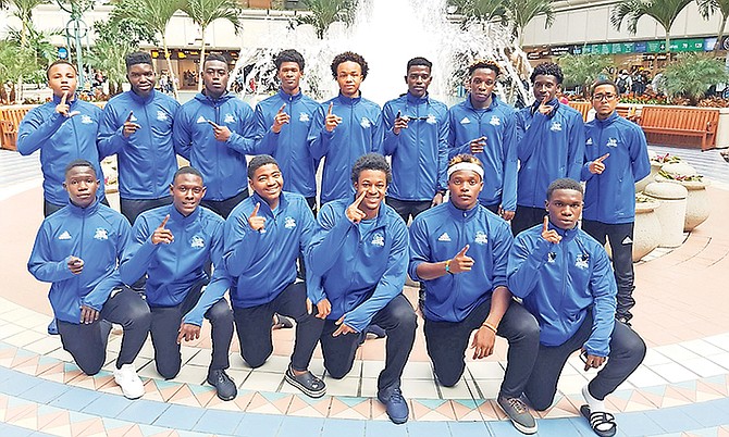 The University of the Bahamas Mingoes men's soccer team.