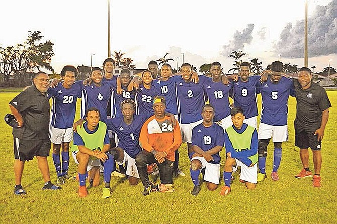 University of the Bahamas Mingoes men's soccer team.