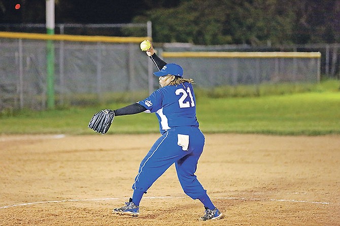 The Johnson’s Lady Truckers rolled to a 6-1 victory last night to go up 3-2 heading into game six of the New Providence Softball Association Godfrey ‘Gully’ Burnside best-of-seven series, scheduled for tonight in the Banker’s Field at the Baillou Hills Sporting Complex.

