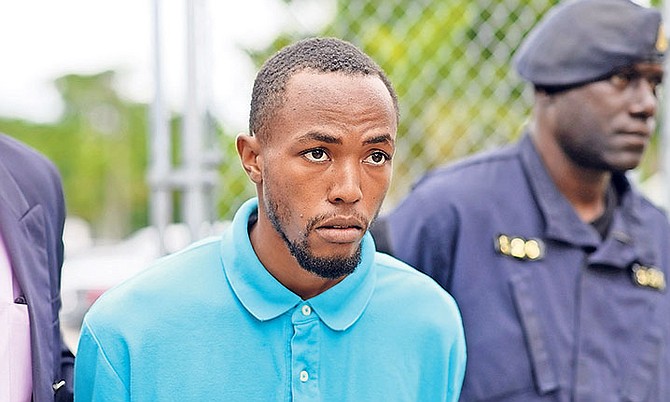 Lee Sweeting, 21, of Russell Drive, outside Magistrate’s Court. Photo: Shawn Hanna/Tribune Staff