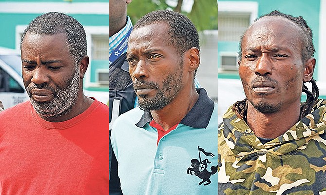 FROM LEFT: Donovan Hart, Valentino Carey and Dwayne Forbes. Photos: Terrel W Carey/Tribune staff