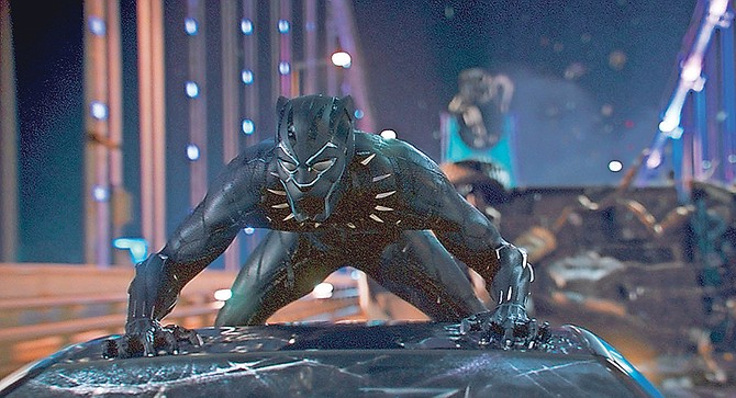 A scene from Marvel Studios’ 'Black Panther'.