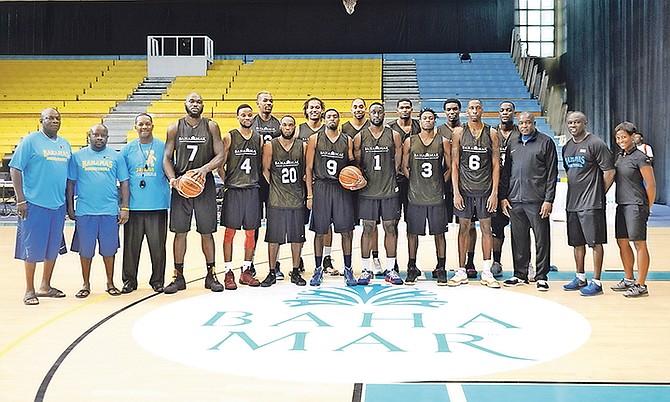 Team Bahamas, with a 13-member team selected, will play the Dominican Republic at 8pm Thursday. When the second leg of the FIBA World Cup is played on Thursday and Sunday at the Kendal Isaacs Gymnasium, the key word for Team Bahamas will be defence. Photo: Shawn Hanna/Tribune Staff

 