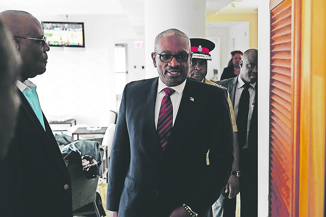 Prime Minister Dr Hubert Minnis.