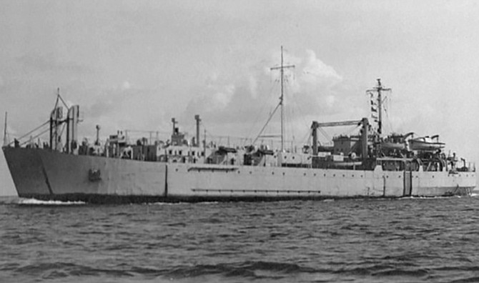 The HMS Ben Lomond which was used in Operation Ozone.