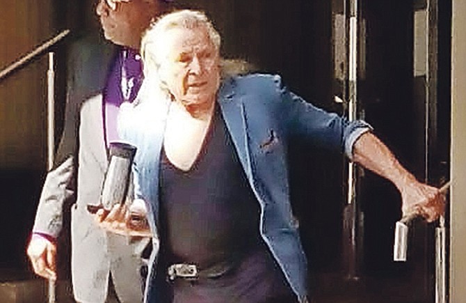 Peter Nygard outside court at a previous hearing.