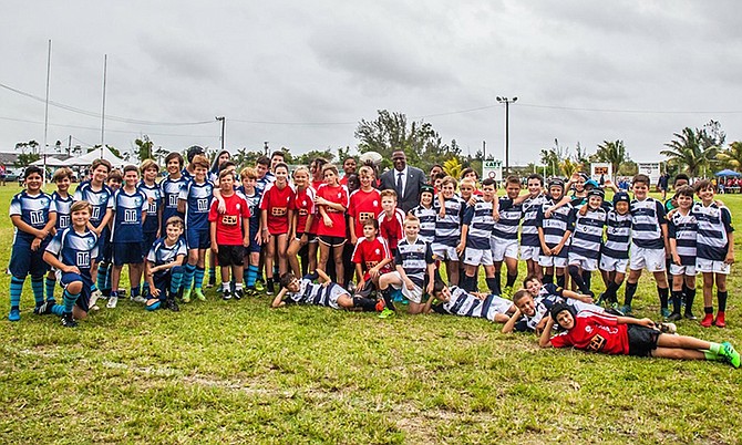 Some 300 youths from teams in Florida, Cayman, Bermuda New Providence and Grand Bahama converged in Freeport for the 8th annual Junior International Rugby Festival. The event received widespread support and gave coaches, players, parents and supporters the opportunity to engage in a weekend of fun and friendly competition.

Photos courtesy of Freeport Rugby Football Club for Barefoot Marketing