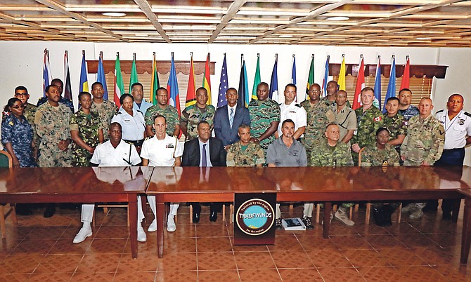 THE Royal Bahamas Defence Force will be hosting the largest military training exercise of its kind, Tradewinds 2018, this month. Photo: Eric Rose/BIS
