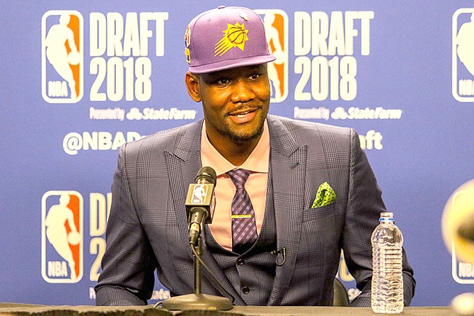 Deandre Ayton at the NBA draft. Photo: 10th Year Seniors