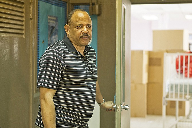 Minister of Heath Dr Duane Sands during a tour of the Princess Margaret Hospital to view renovations to the Corey Newbold Ward and the Maternity Ward this week.

Photos: Shawn Hanna/Tribune Staff

 