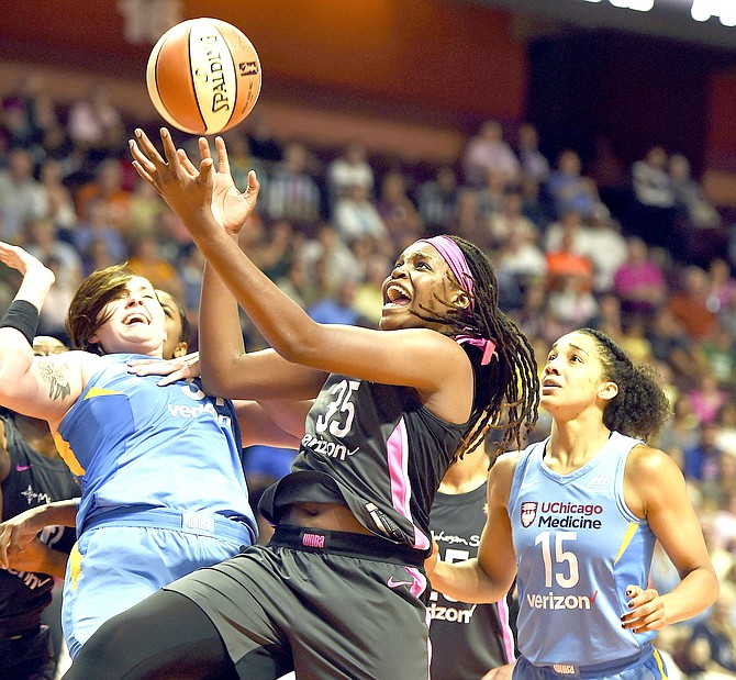 Jonquel Jones in action. (AP)