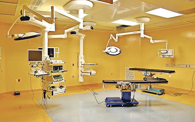 An operating theatre inside the Critical Care Block at PMH. 

