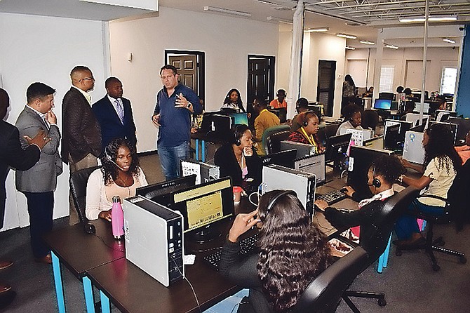 Island Outsource/Itelbpo has expanded its call centre facility in Freeport.