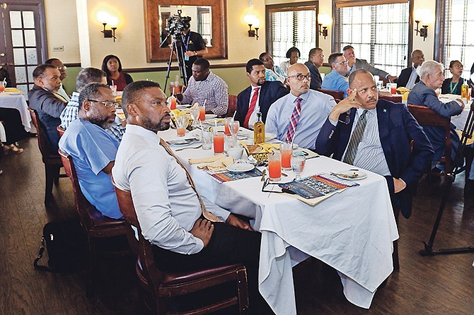 Attendees at the luncheon.