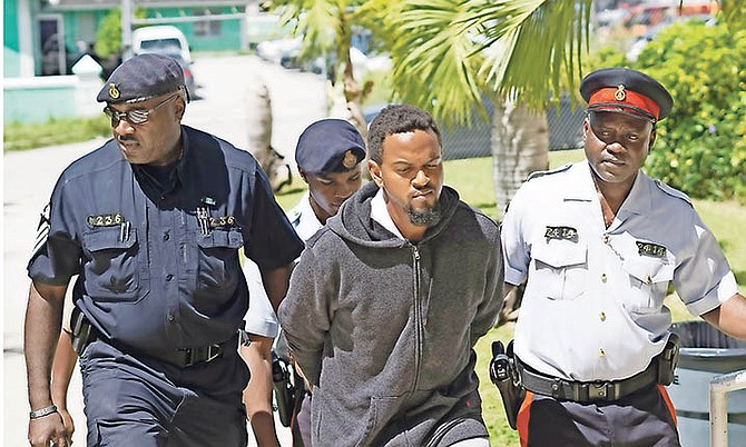 Travis Lamar Sawyer at an earlier court appearance. Photo: Shawn Hanna/Tribune staff