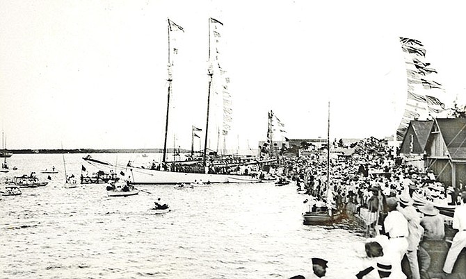The departure of the gallant Bahamians in 1915 on the sloop Varuna.