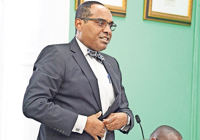 Environment and Housing Minister Romauld Ferreira in the House of Assembly.
Photo: Shawn Hanna/Tribune staff