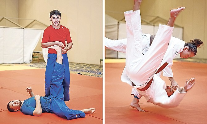 Judo athletes training ahead of the World Junior Championships. Photo: Terrel W Carey Sr/Tribune staff