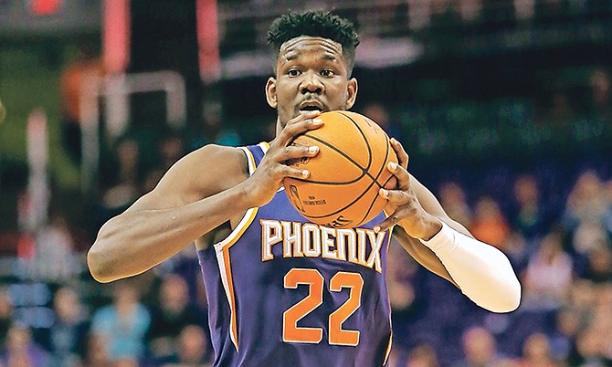 Phoenix Suns centre Deandre Ayton. (AP)