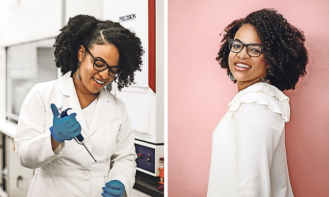 Bahamian Nicole McCardy found her calling her in the lab and now helps develop new products for a major US company.
(Photos/Grace Weimer)