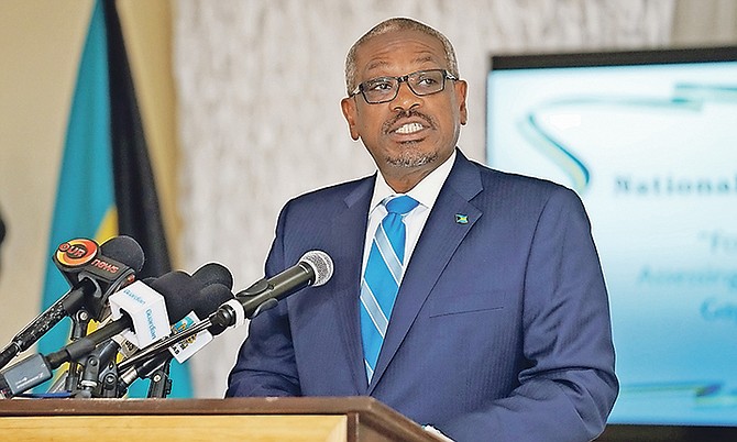 Prime Minister Dr Hubert Minnis.