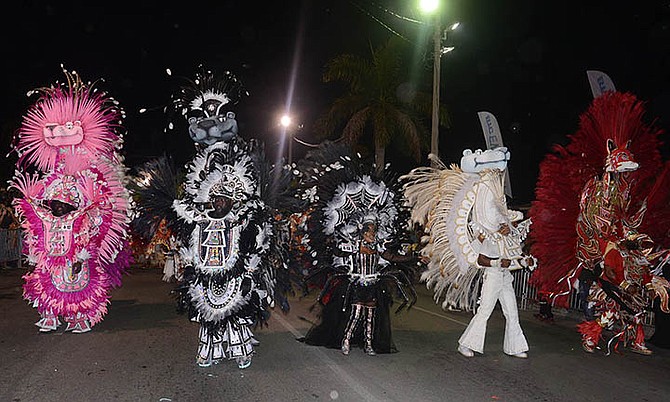 The Platinum Knights at the New Year's Parade. Photo: Derek Carroll