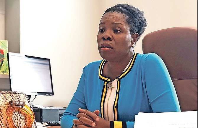 Maxine Duncombe, Central Abaco Island Administrator. Photo: Shawn Hanna/Tribune Staff