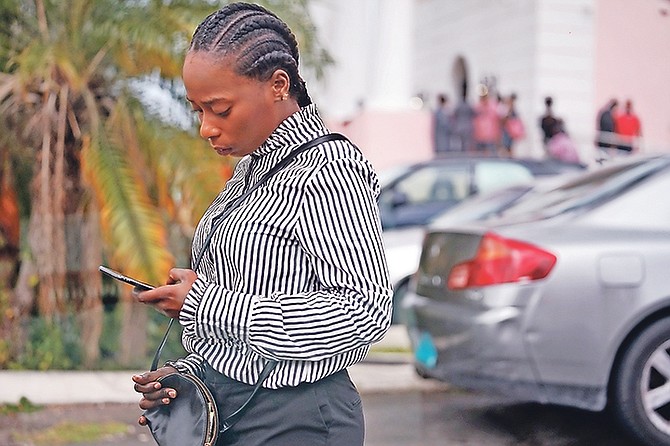 Handerea 'Miss Florida' Rolle at an earlier court appearance. Photo: Terrel W. Carey Sr/Tribune Staff