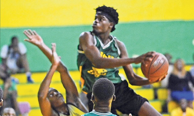 Teleos Cherubims in action against Zion Academy. Photo: Shawn Hanna/Tribune staff